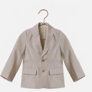 Classic Kids sage Striped Blazer